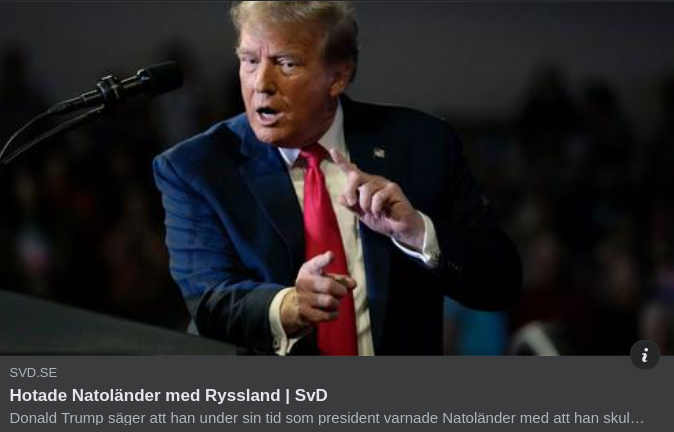 Trump Hotade Med Ryssland I SvD