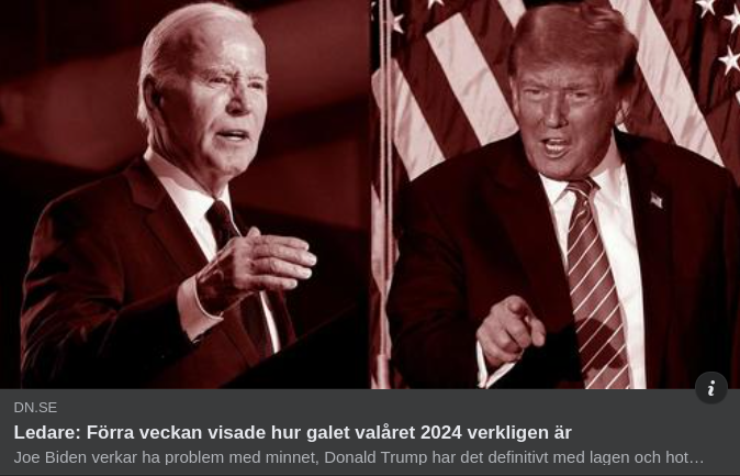 Galet Amerikanskt Valår I DN