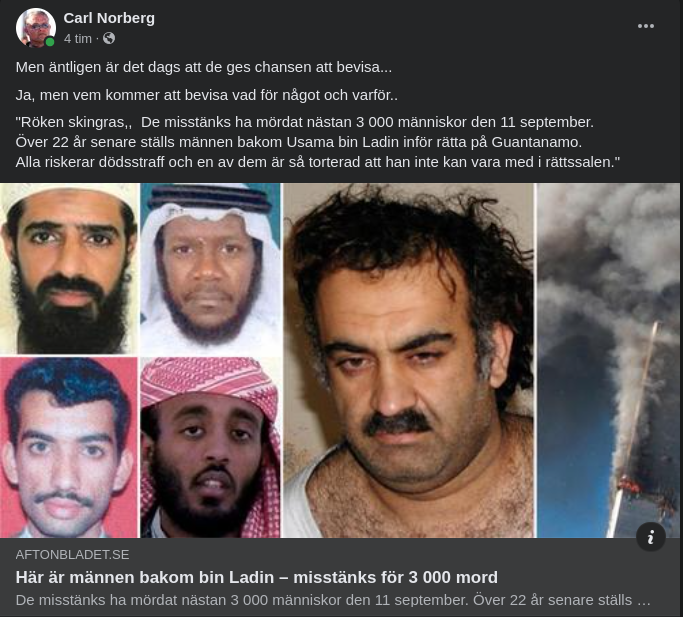 Rättegång För 911 På Guantanamo