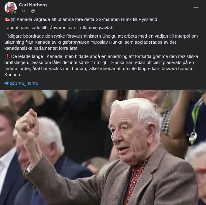 Kanada Vägrar Lämna Ut Gammal Nazist Till Ryssland