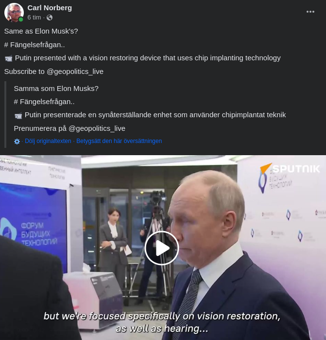 Putin & Synchipinplantatteknik