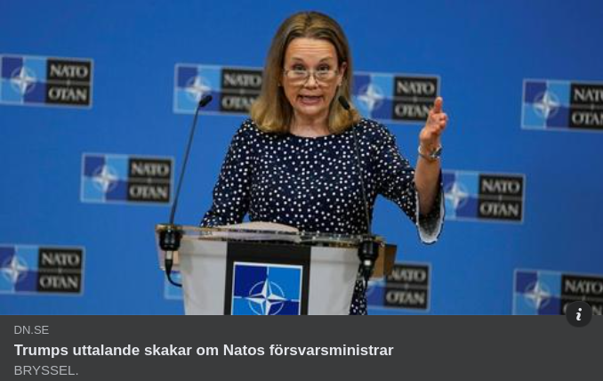 Trump-Omskakat Försvarsministermöte I Nato