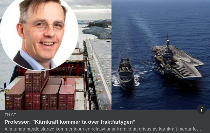 Kärnkraft För Fraktfartyg