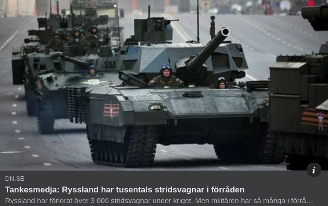 Rysk Stridsvagnskapacitet I DN