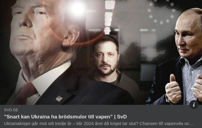 Brödsmulor Som Ukrainska Vapen I SvD
