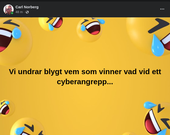 Cyberangreppsvinnare?..