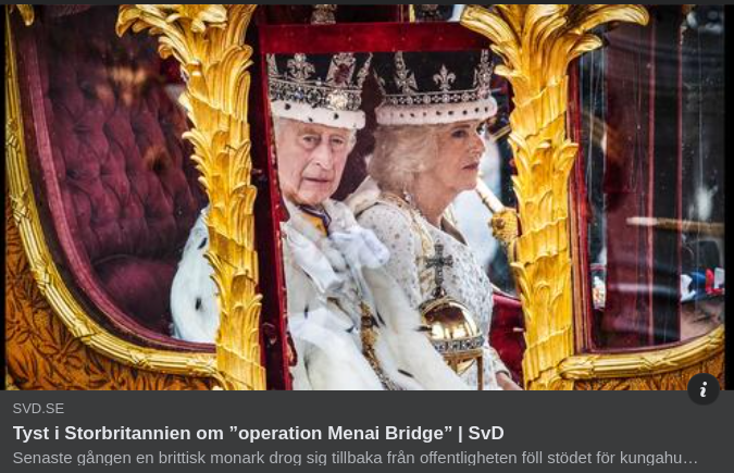 Synbart Krympande Brittisk Monarki