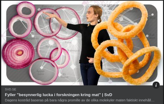 "Besynnerlig Lucka" I Matforskningen