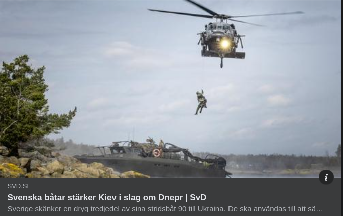 Kiev-Stärkande Svenskt I Dnepr-Slag I SvD