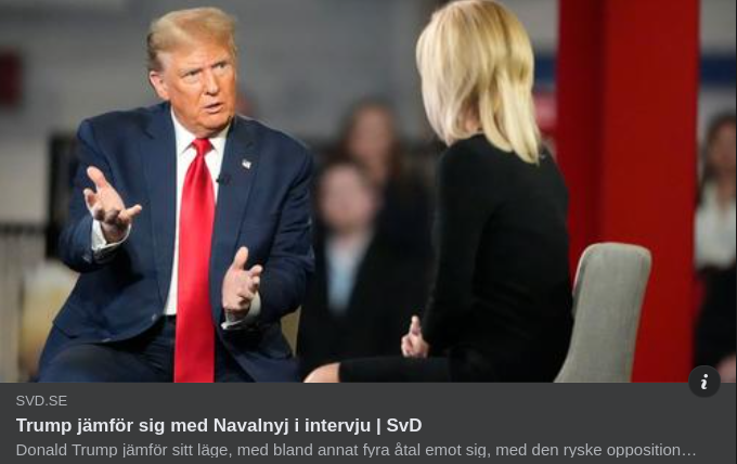 Trump & Navalnyj I SvD