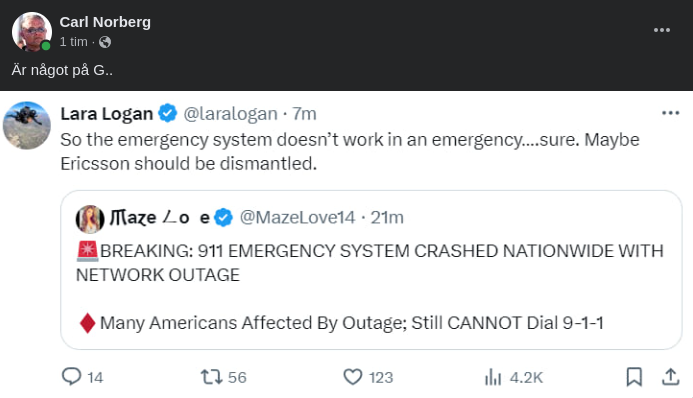 Amerikansk Telekominfrastruktur..