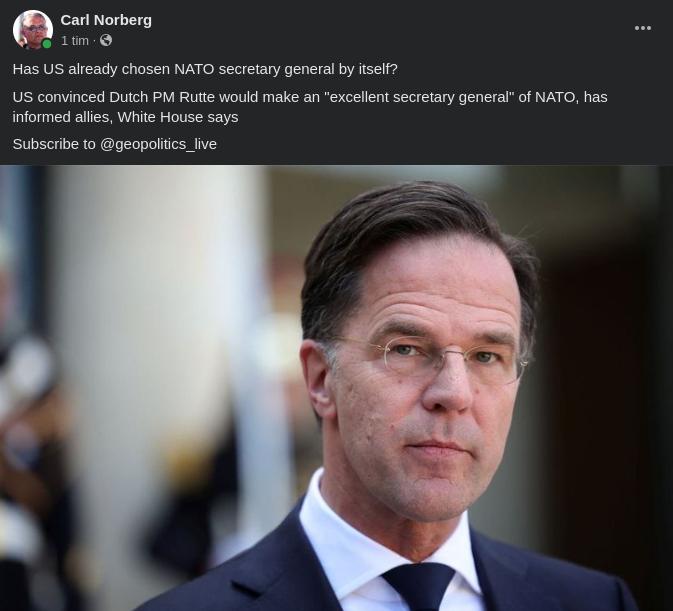 USA-Vald Nato-Chef?..