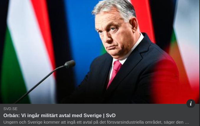 Seriöst Överenskommande Orbán