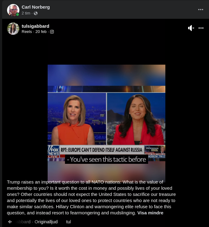 Tulsi & Viktiga Trump-Resta Frågor