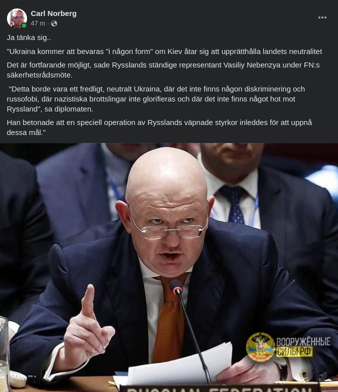 Ukrainabevarande Neutralitetsåtagande