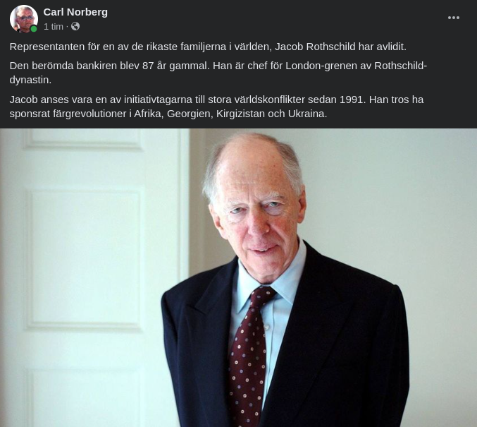 Jacob Rothschild Död