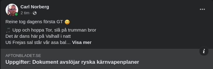 Dokumenterat Avslöjade Ryska Kärnvapenplaner I Aftonslasket
