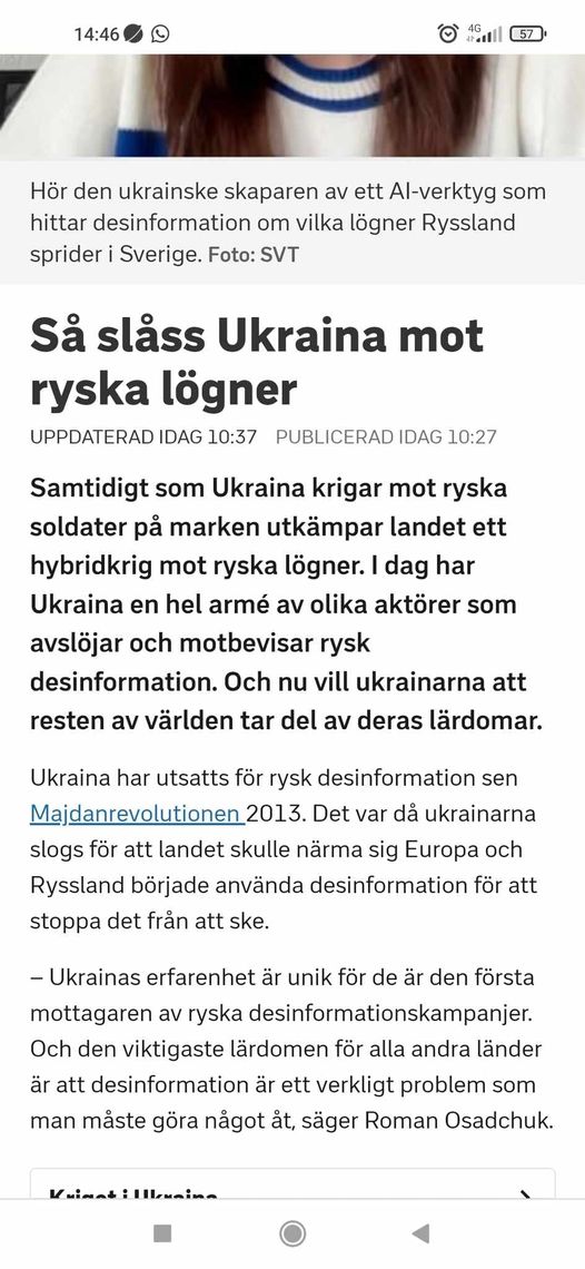 Ukrainskt AI Mot Rysk Desinformation..