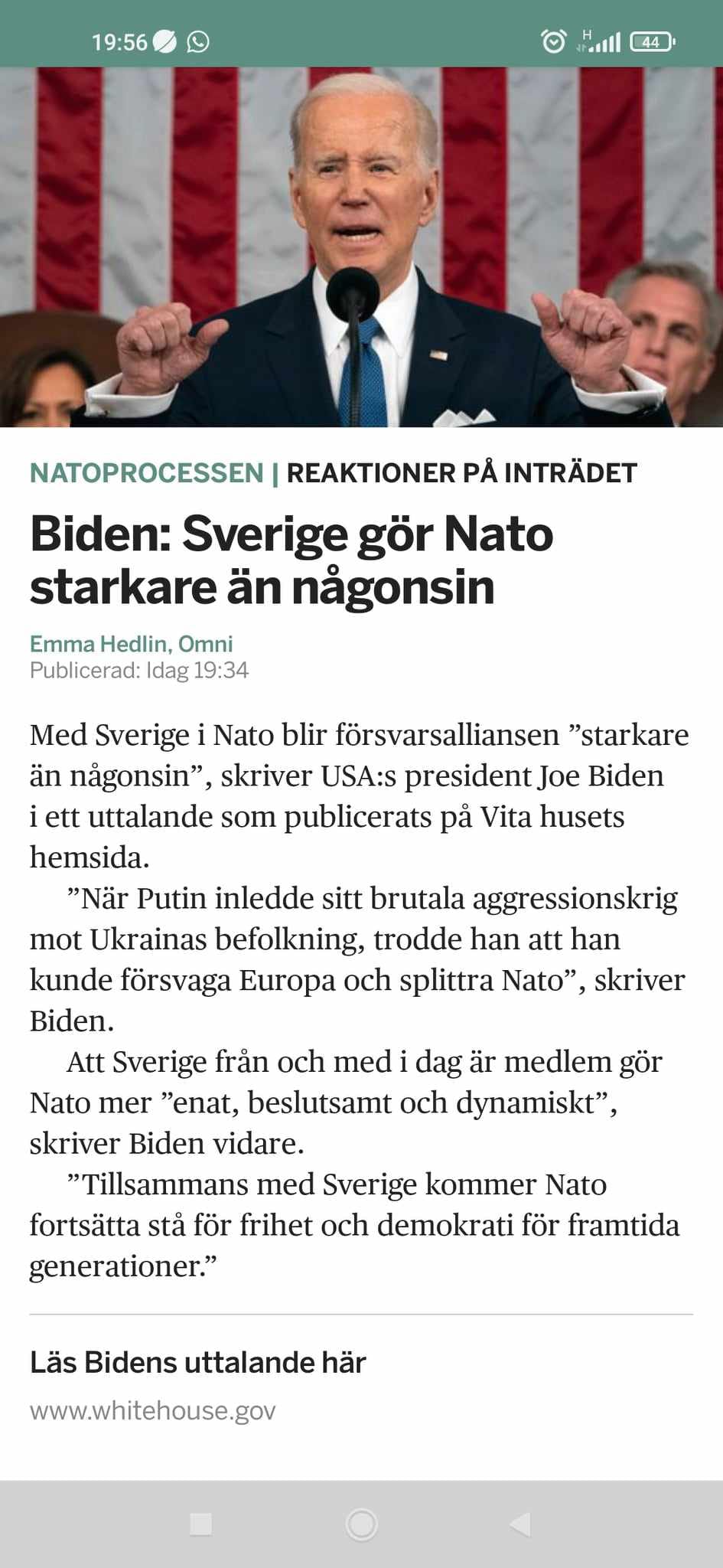 Underlivsporslinet Om Sverigeförstärkt Nato