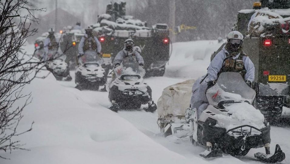 Svensk & Finsk Natoövningsmedverkan Vid Ryska Gränsen