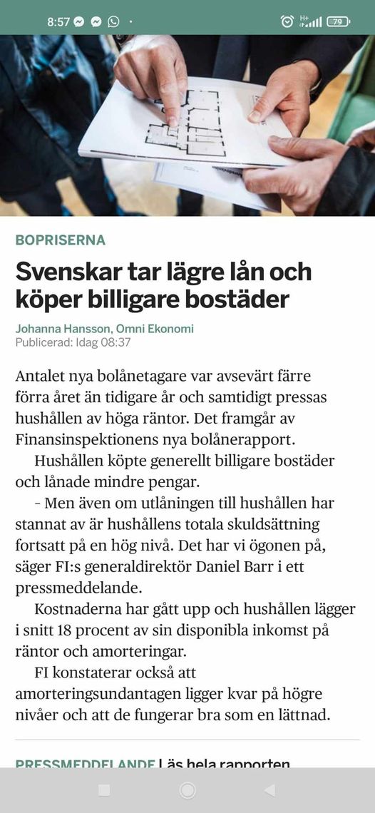 Lägre Lån & Billigare Bostäder För Svenskarna..
