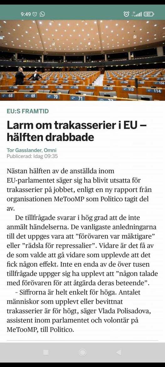 Interna EU-Trakasserier