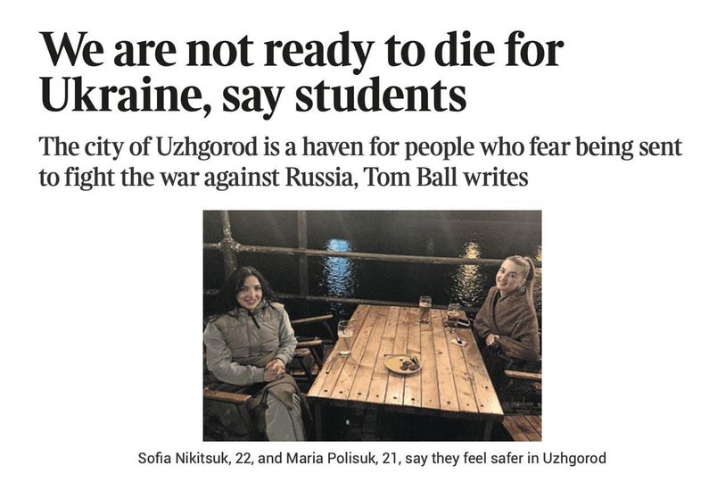 Inte Redo Att Dö För Ukraina