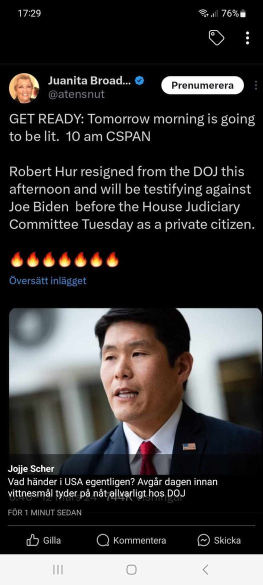 Avgår För Att Vittna