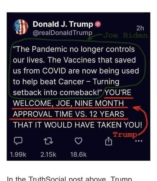 Dumtrump & Vaccinerna