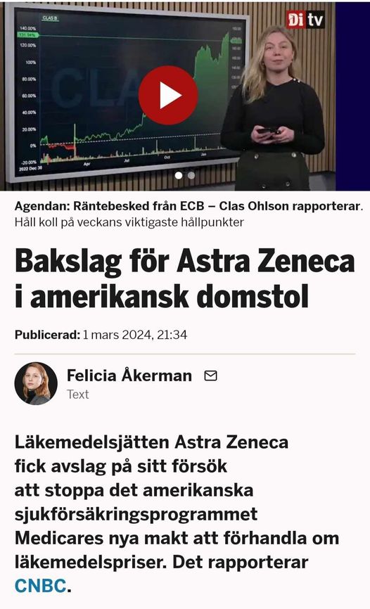Amerikanskt Avslag För Astra Zenica