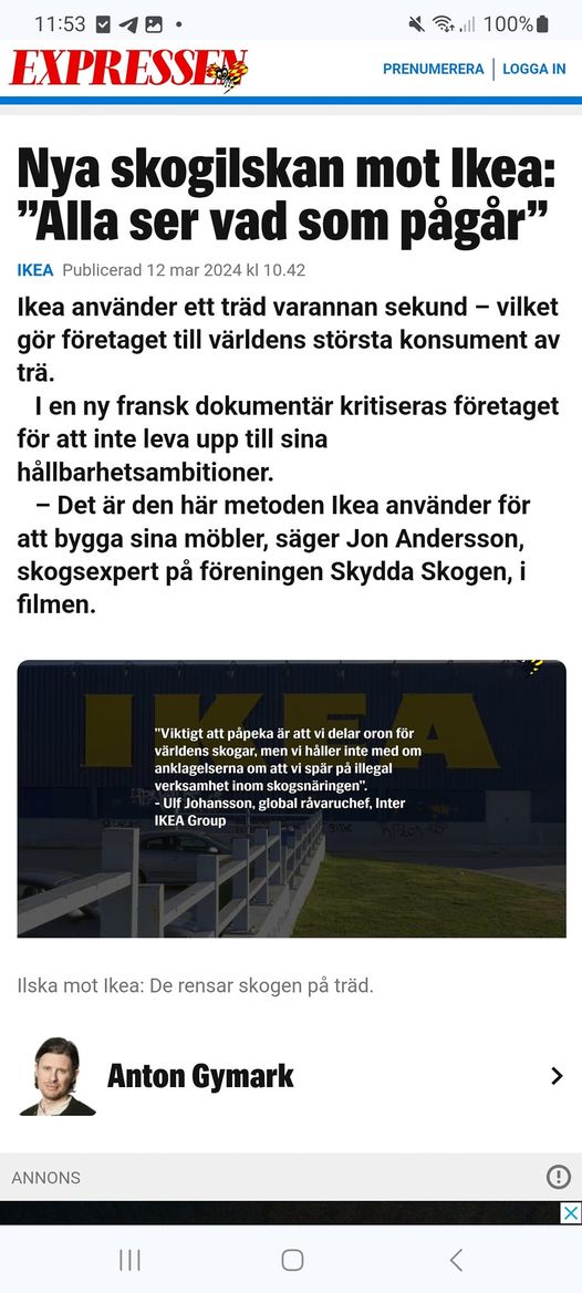 Ikeas Skogsbruk