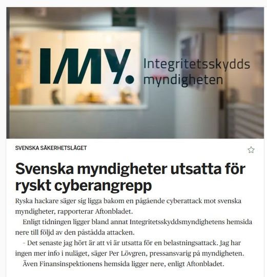Hackade Myndigheter & Multipla Uppdragsgivare