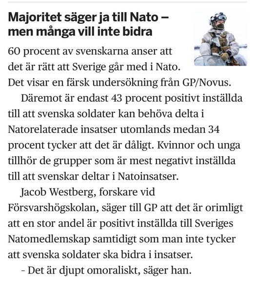 Svensk Nato-Moral