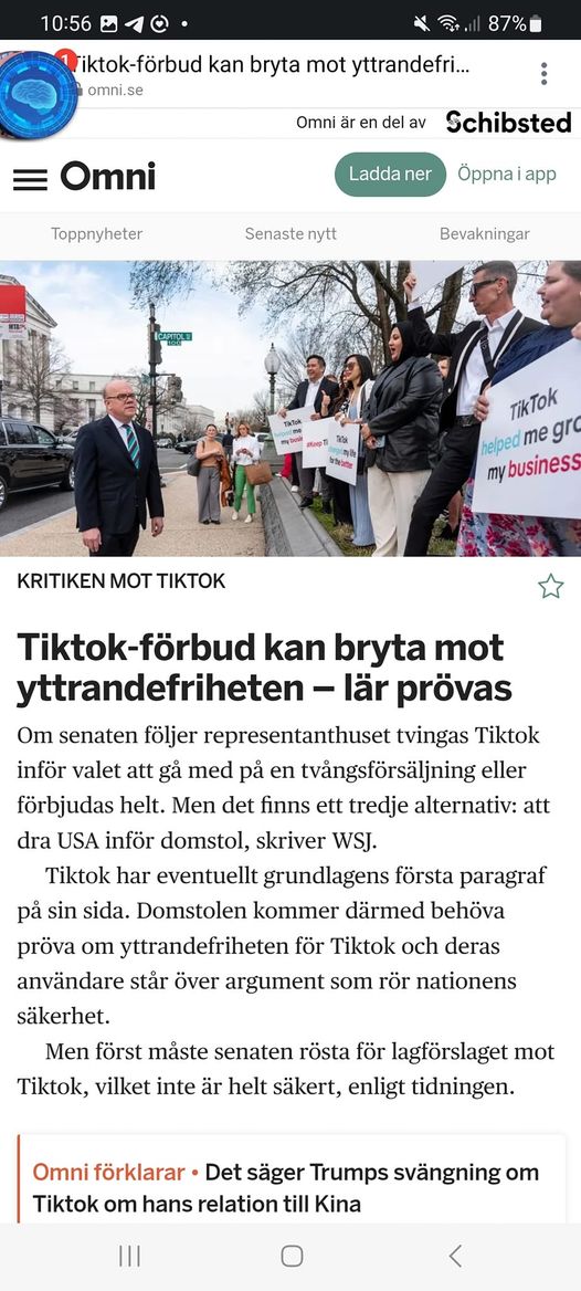 Tiktok & Yttrandefriheten