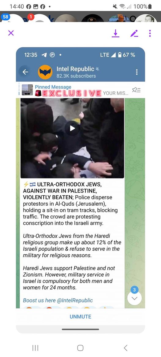 Ultrareligiöst & Våldsamt I Israel