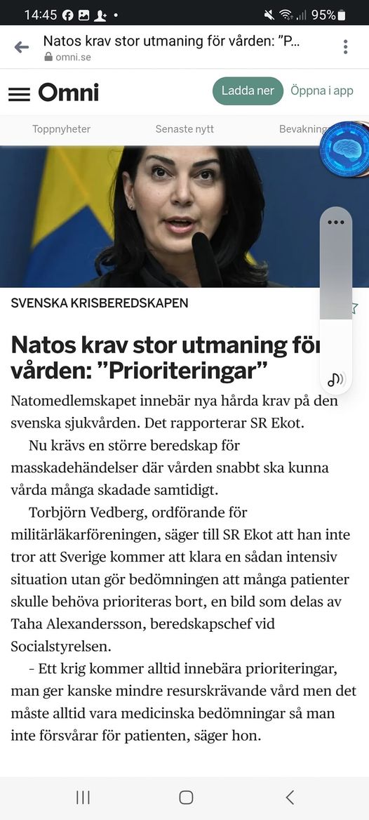 Nato & Svensk Sjukvård