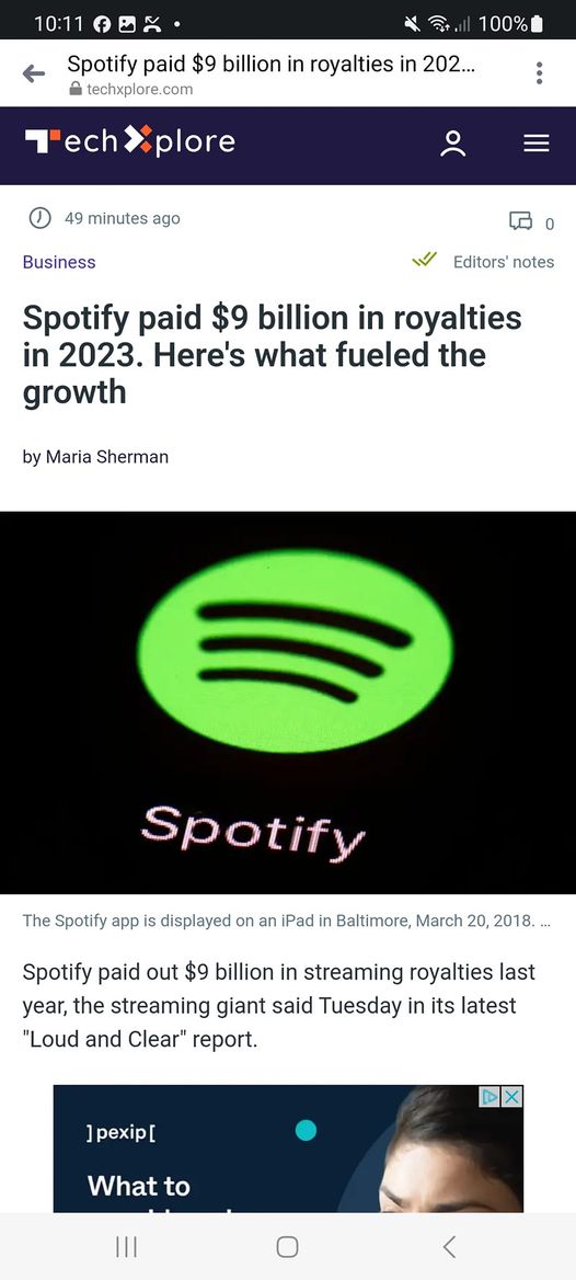 Royalties Från Spotify