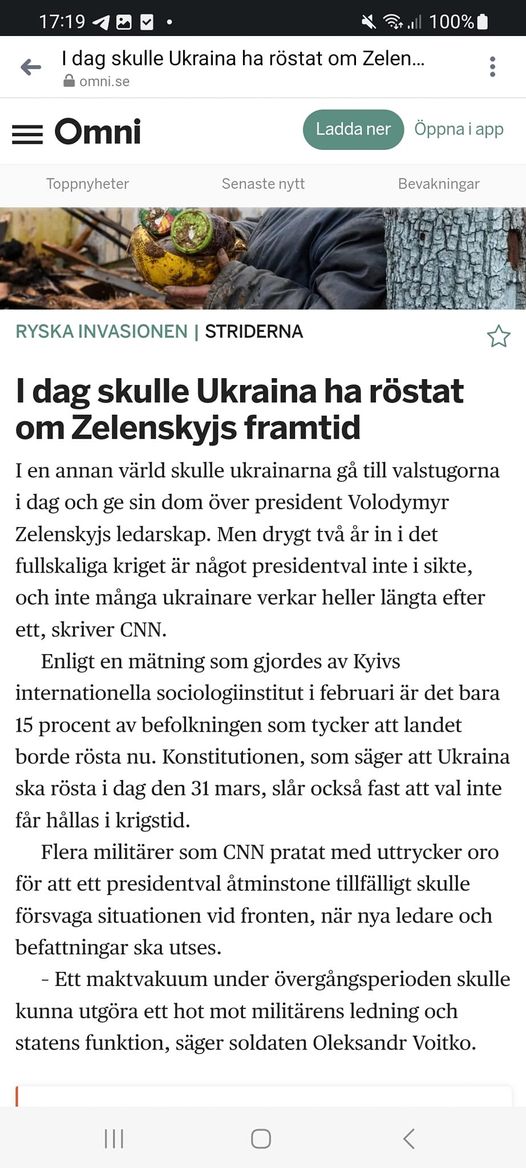 Val & Krigsjuridik I Ukraina