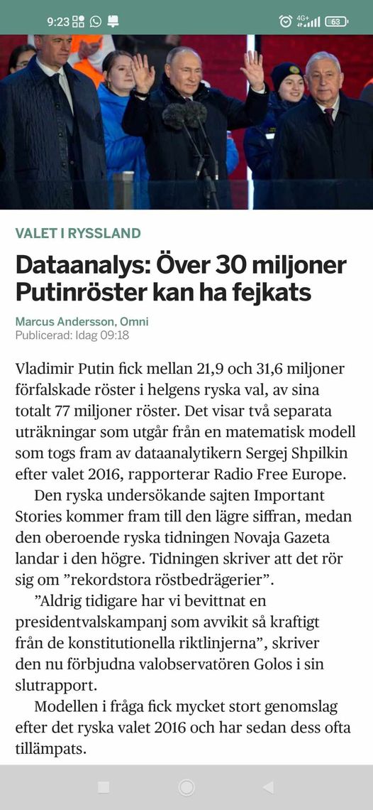 Miljonmöjliga Ryska Fejkröster