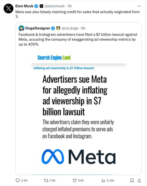 Annonsörer Stämmer Meta