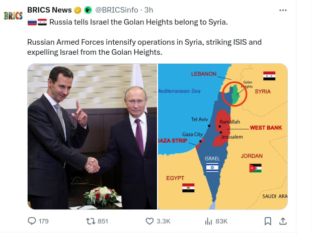 Ryssland & Golanhöjderna