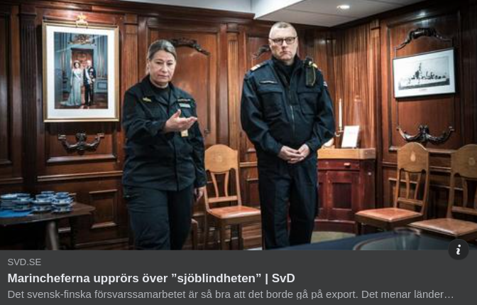 Sjöblindhetsupprörda Marinchefer