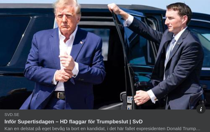 Aviserat HD-Beslut Inför Supertisdagen