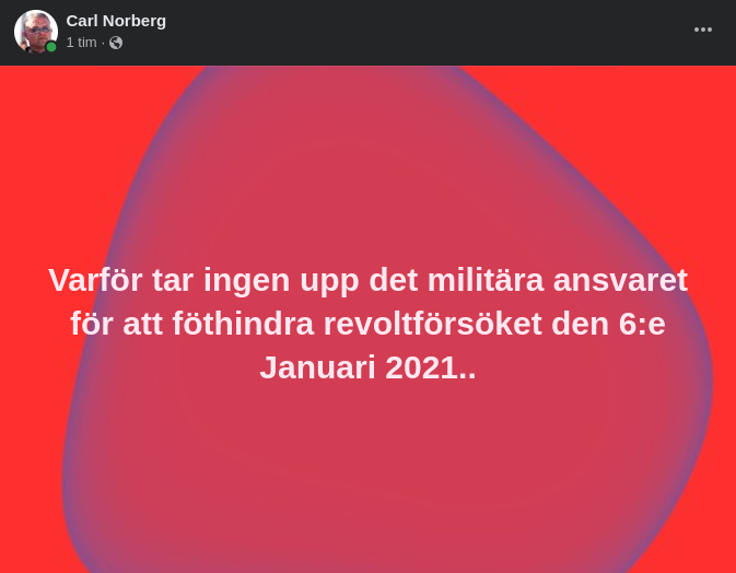 Militärt J6-Ansvar?..