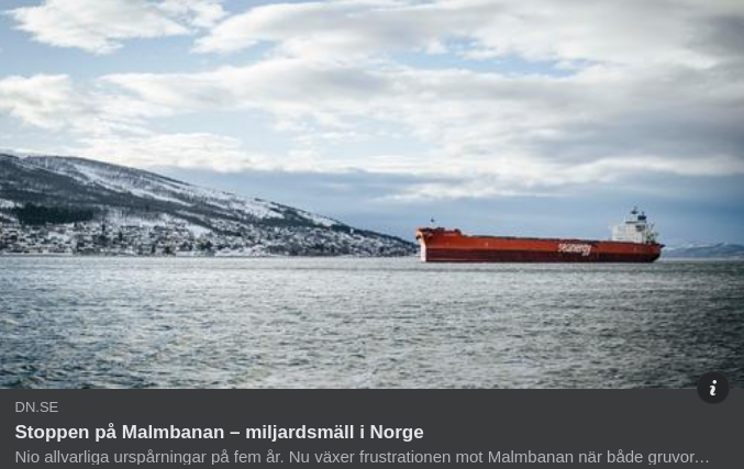 Malmbanebekymmer I Narvik