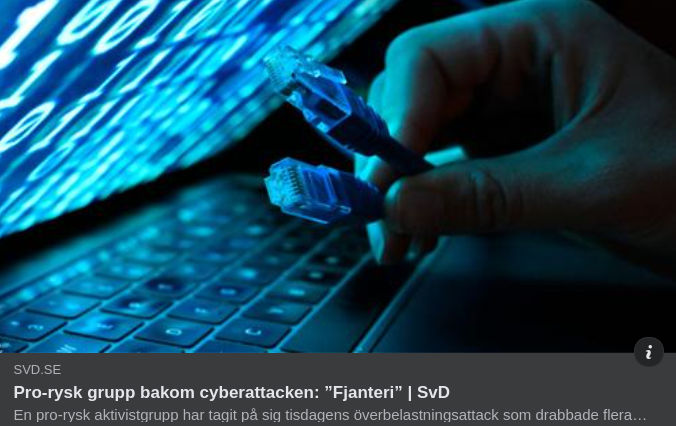 Fjantiga Överlastningsattacker I SvD