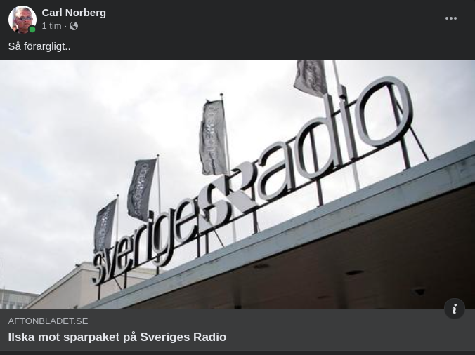 Sparpaketsilska På SR