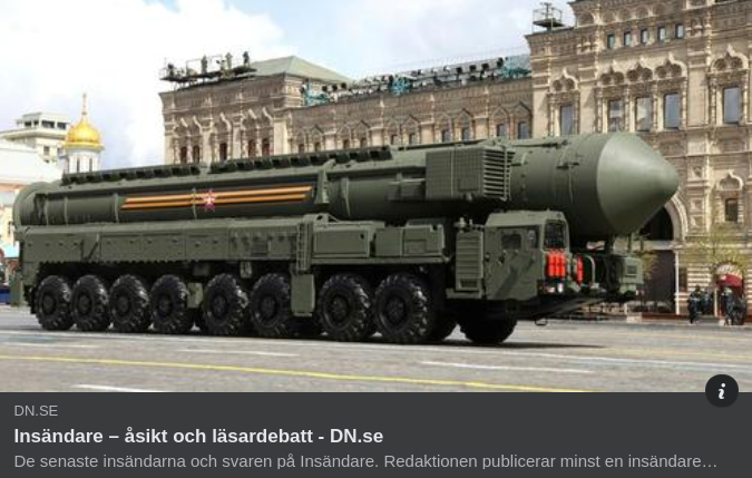 Svenska Kärnvapenåsikter I DN