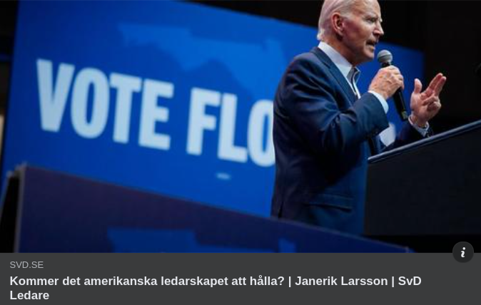 Amerikanskt Ledarskap I SvD