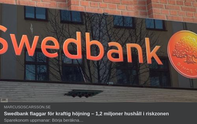 Kraftigt Avgiftshöjningsvarnande Swedbank